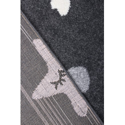 Dywan Kiddy GWIAZDKI CIEMNOSZARY 120x170cm Dywan Kiddy GWIAZDKI CIEMNOSZARY 120x170cm