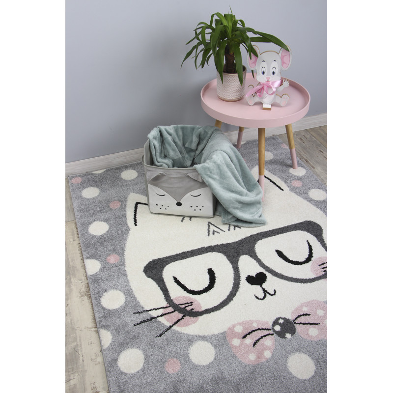 Dywan Kiddy KOT BIAŁY 160x230cm Dywan Kiddy KOT BIAŁY 160x230cm