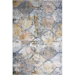 Dywan Sprandi A2329A L.GREY COKEN / D.YELLOW 80x150cm