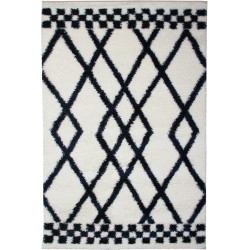 Dywan Boho 656 CREAM/NAVY BLUE 60x100cm