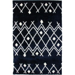 Dywan Boho 590 NAVY BLUE/CREAM 60x100cm
