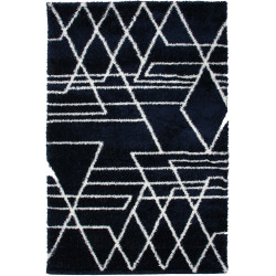 Dywan Boho 610 NAVY BLUE/CREAM 60x100cm