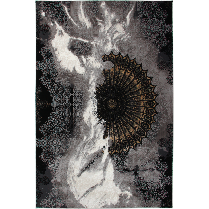 Dywan Tender 27237A BLACK/L.GREY  VELVET 116x170cm