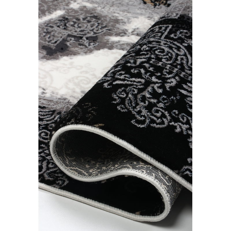 Dywan Tender 27237A BLACK/L.GREY  VELVET 116x170cm