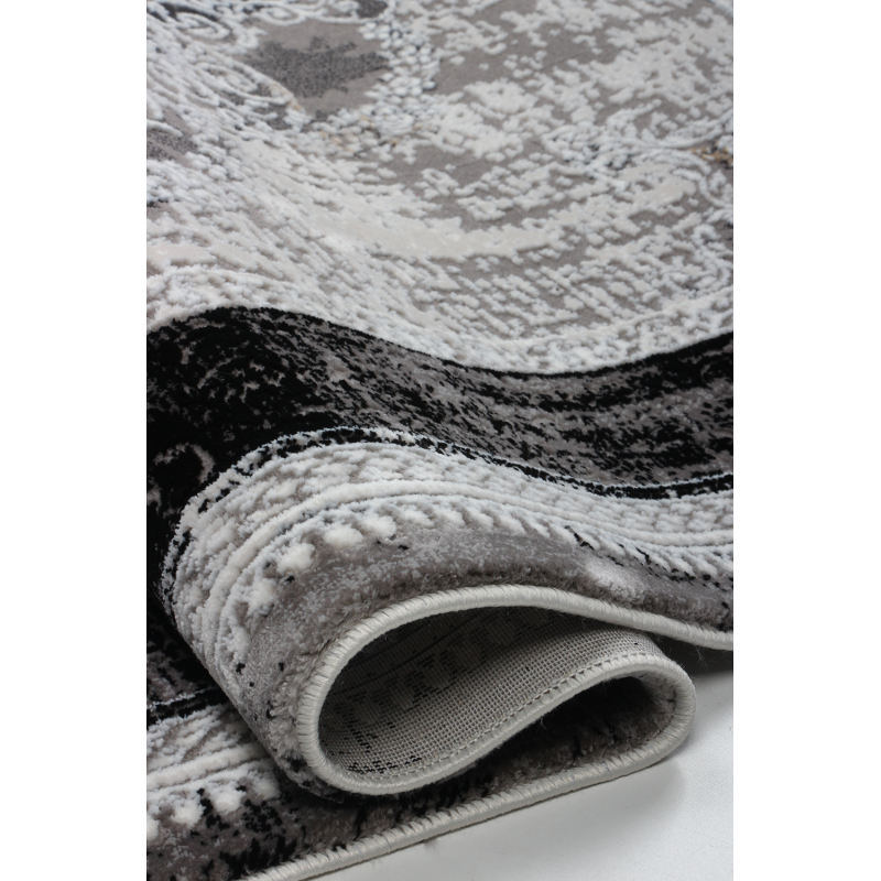 Dywan Tender 27145A BLACK/L.GREY VELVET 77x150cm