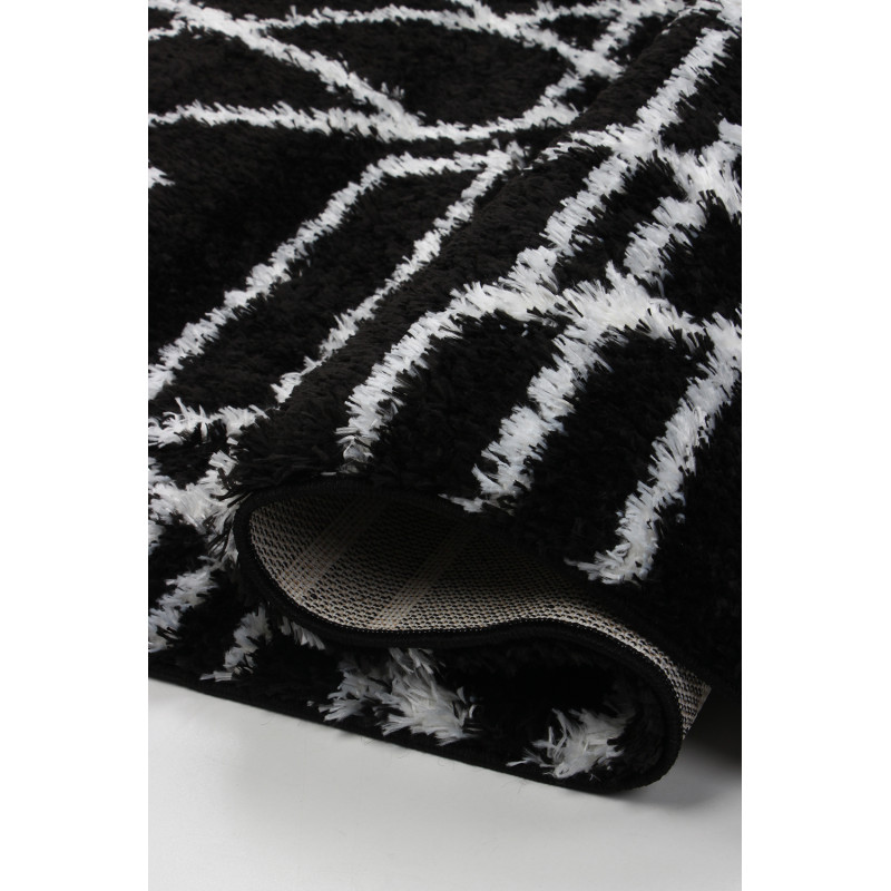 Dywan Boho 610 BLACK/CREAM 60x100cm