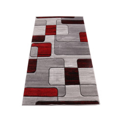 Dywan Cosmic Carving 5052 GREY/RED 120x170cm