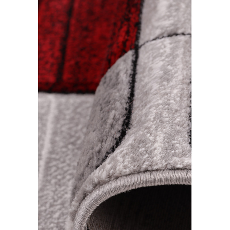 Dywan Cosmic Carving 5052 GREY/RED 60x110cm