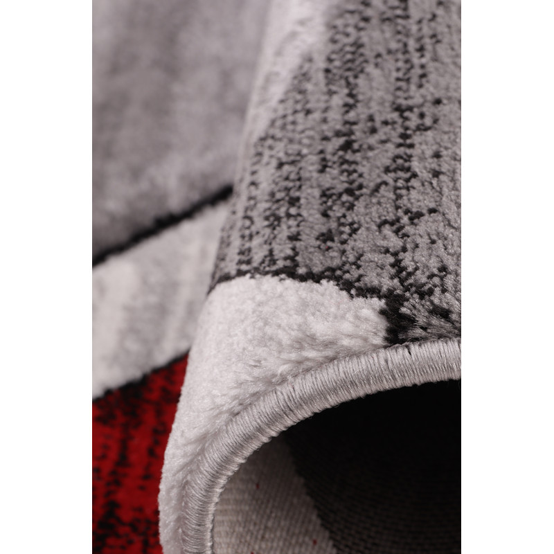 Dywan Cosmic Carving 5103 GREY/RED 200x290cm
