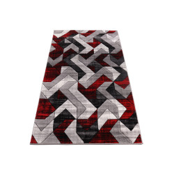 Dywan Cosmic Carving 5103 GREY/RED 133x190cm