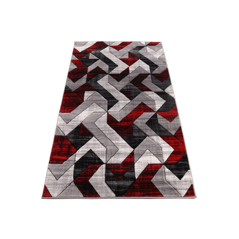 Dywan Cosmic Carving 5103 GREY/RED 120x170cm