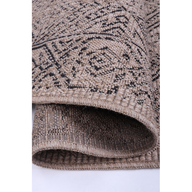 Dywan Indiana 08522B JUTE / BLACK 80x150cm