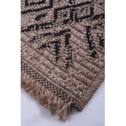 Dywan Indiana 08522B JUTE / BLACK 80x150cm
