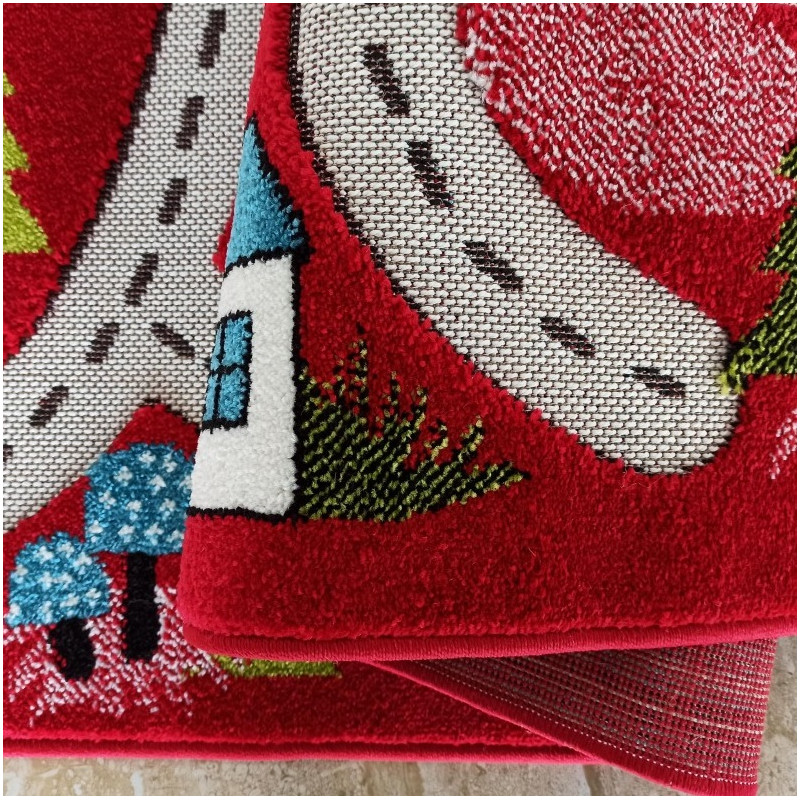 Dywan Dziecięcy Color Kids 02 Red