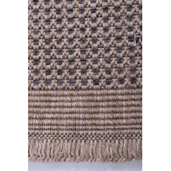 Dywan Indiana 08846A JUTE / ANTHRACITE 80x150cm Dywan Indiana 08846A JUTE / ANTHRACITE 80x150cm