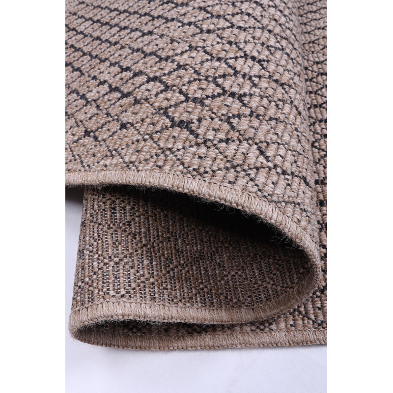 Dywan Indiana 08625A JUTE / BLACK 120x170cm