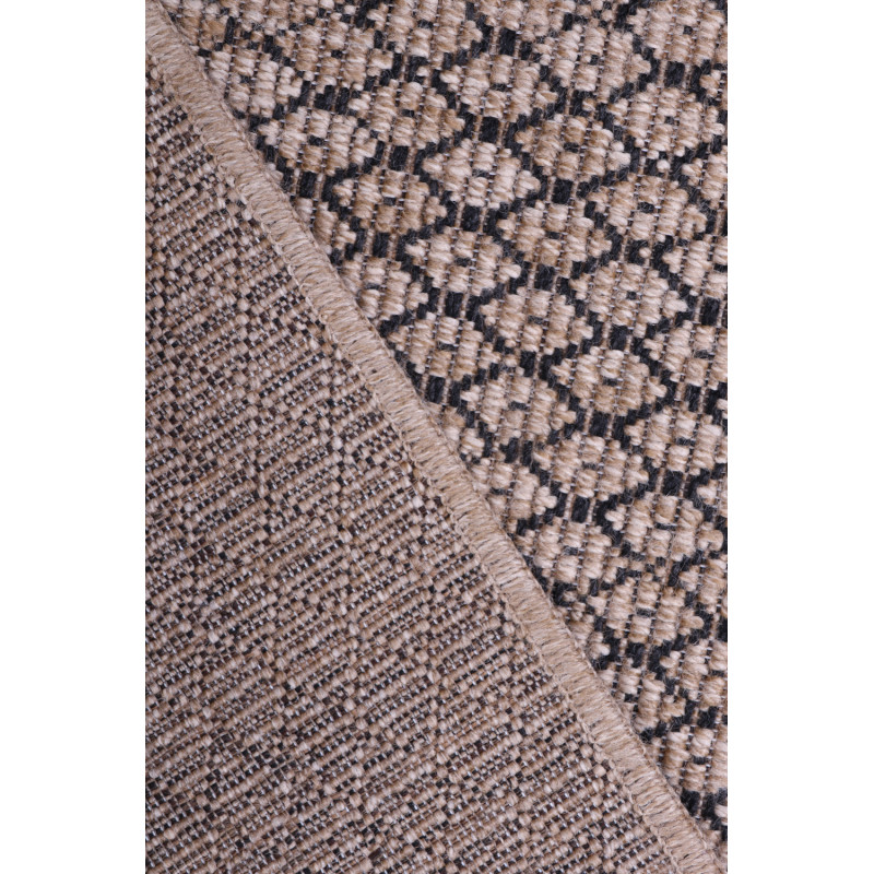 Dywan Indiana 08625A JUTE / BLACK 120x170cm