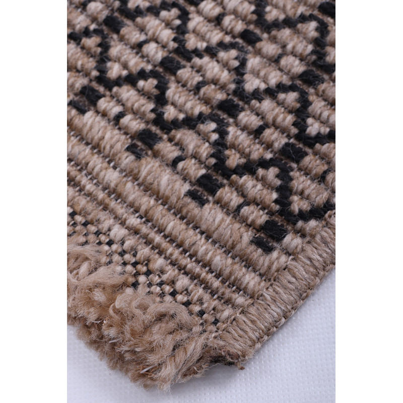 Dywan Indiana 08656A JUTE / BLACK 160x225cm