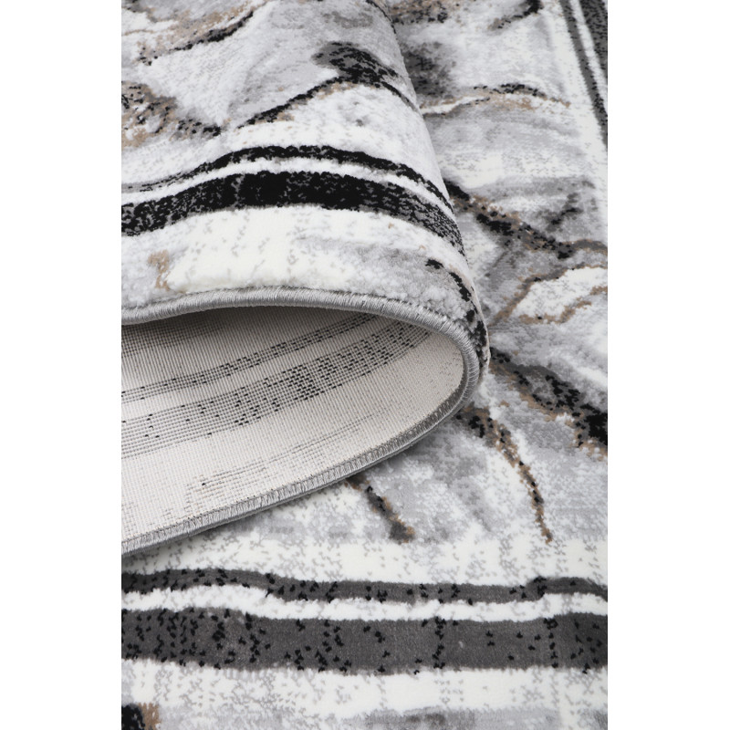 Dywan Merry MR 295 GREY BLACK 133x190cm Dywan Merry MR 295 GREY BLACK 133x190cm
