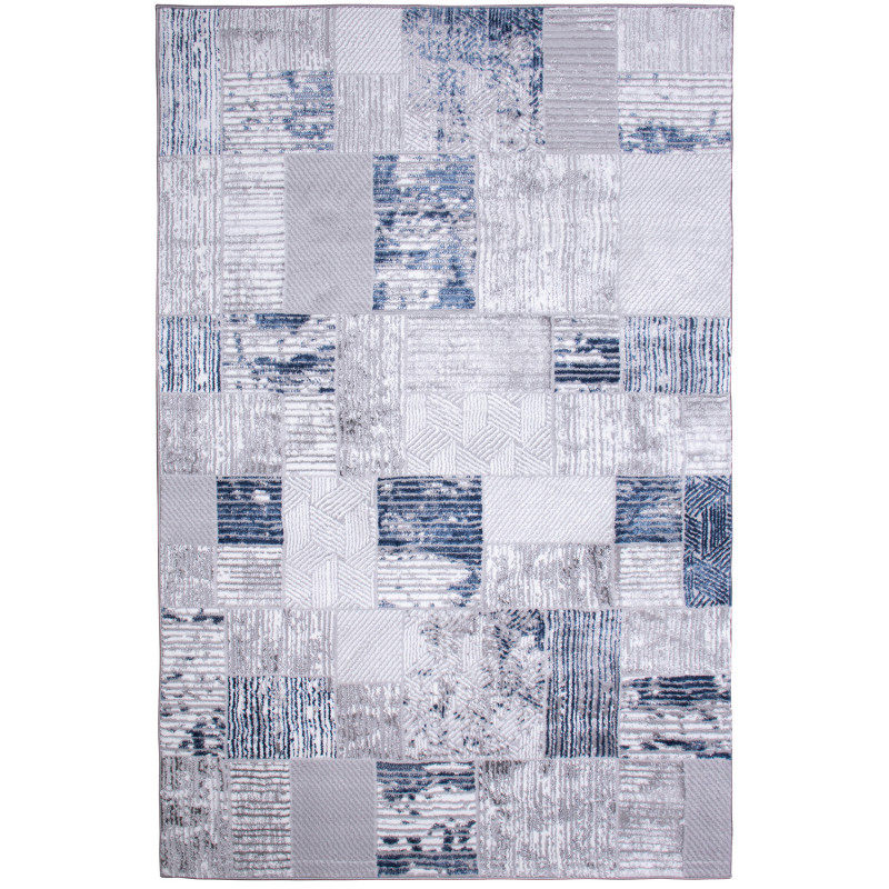 Dywan HOME 384 GREY/NAVY 133x190cm