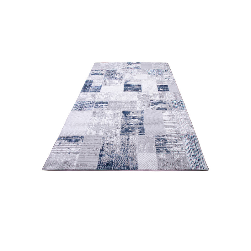 Dywan HOME 384 GREY/NAVY 133x190cm