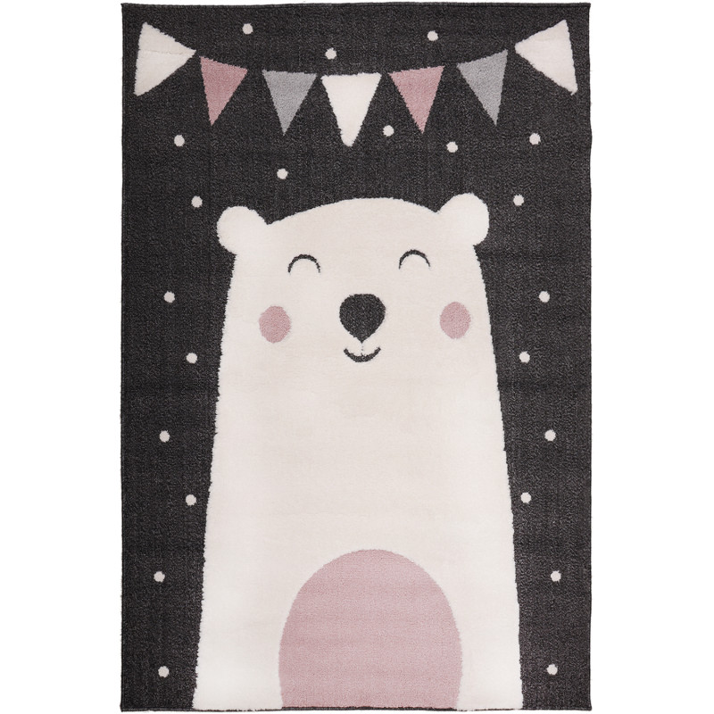 Dywan Skandi Kids A1098A ANTHRACITE/CREAM 125x170cm