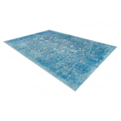 Dywan ANTIGUA 518 75 JS500 wełniany OSTA - Ornament płaskotkany niebieski 170x240cm