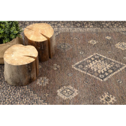 Dywan ANTIGUA 518 76 JF300 wełniany OSTA - Rozeta, ramka płaskotkany brązowy 170x240cm Dywan ANTIGUA 518 76 JF300 wełniany OSTA - Rozeta, ramka płaskotkany brązowy 170x240cm