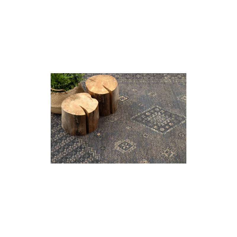 Dywan ANTIGUA 518 76 JG900 wełniany OSTA - Rozeta, ramka płaskotkany ciemny brąz 170x240cm Dywan ANTIGUA 518 76 JG900 wełniany OSTA - Rozeta, ramka płaskotkany ciemny brąz 170x240cm
