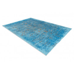 Dywan ANTIGUA 518 75 JQ500 wełniany OSTA - Abstrakcja płaskotkany niebieski 170x240cm