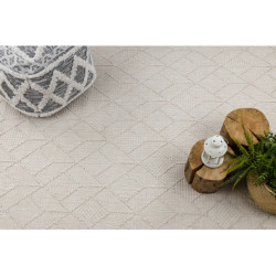 Dywan JERSEY 19231 krem - Geometryczny pętelkowy, strukturalny BOHO 180x270cm Dywan JERSEY 19231 krem - Geometryczny pętelkowy, strukturalny BOHO 180x270cm