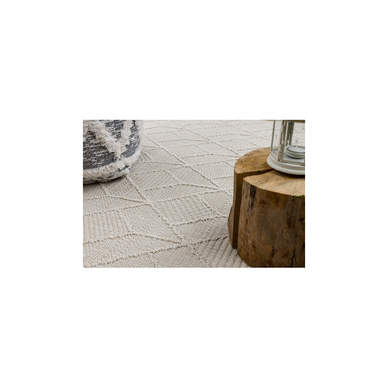 Dywan JERSEY 19231 krem - Geometryczny pętelkowy, strukturalny BOHO 180x270cm Dywan JERSEY 19231 krem - Geometryczny pętelkowy, strukturalny BOHO 180x270cm