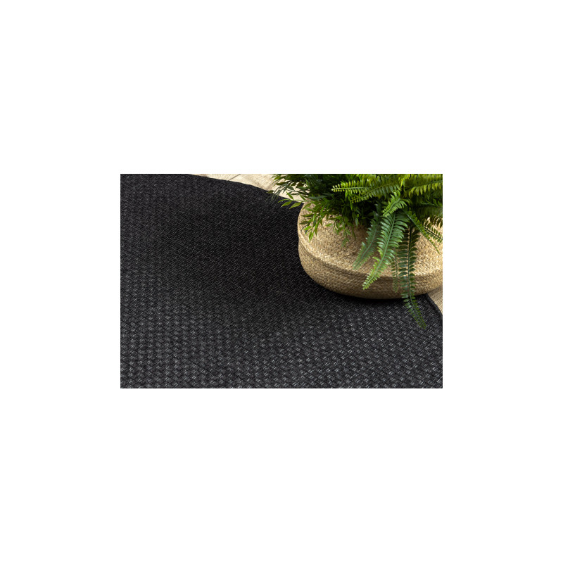 Dywan TIMO 0000 koło SZNURKOWY SIZAL outdoor czarny koło 120cm Dywan TIMO 0000 koło SZNURKOWY SIZAL outdoor czarny koło 120cm