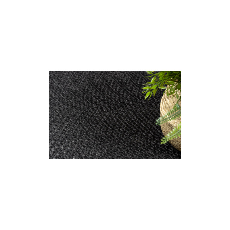 Dywan TIMO 0000 koło SZNURKOWY SIZAL outdoor czarny koło 120cm Dywan TIMO 0000 koło SZNURKOWY SIZAL outdoor czarny koło 120cm