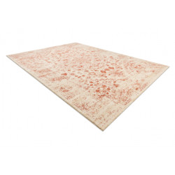 Dywan LEGEND 468 01 GB100 wełniany OSTA - Rozeta, ramka eskluzywny krem / czerwony 200x300cm