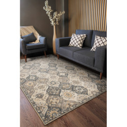 Dywan LEGEND 468 05 GB500 wełniany OSTA - Orientalny, eskluzywny beż / szary 240x340cm