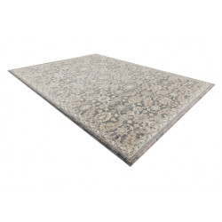 Dywan LEGEND 468 16 GB500 wełniany OSTA - Kwiaty, eskluzywny beż / szary 160x230cm