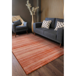 Dywan LEGEND 468 14 GB300 wełniany OSTA - Linie eskluzywny czerwony / beż 160x230cm