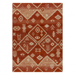 Dywan LEGEND 468 15 GB300 wełniany OSTA - Boho, eskluzywny czerwony / beż 160x230cm