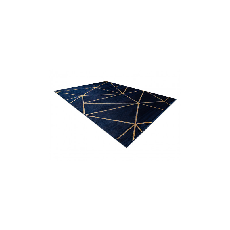 Dywan EMERALD ekskluzywny 1013 glamour, stylowy geometryczny granatowy / złoty 140x190cm Dywan EMERALD ekskluzywny 1013 glamour, stylowy geometryczny granatowy / złoty 140x190cm