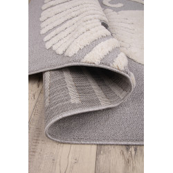 Dywan Skandi Kids A1095B GREY/CREAM 150x220cm
