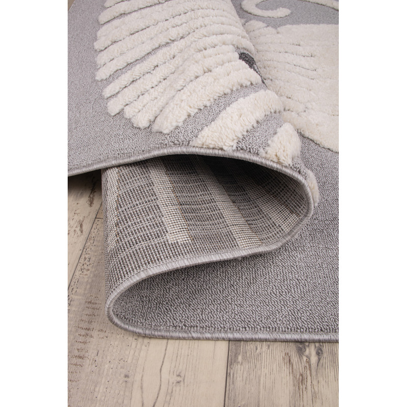 Dywan Skandi Kids A1095B GREY/CREAM 150x220cm