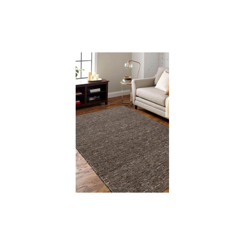 Dywan NEPAL 2100 tabac brązowy - wełniany, dwustronny, naturalny 80x150cm
