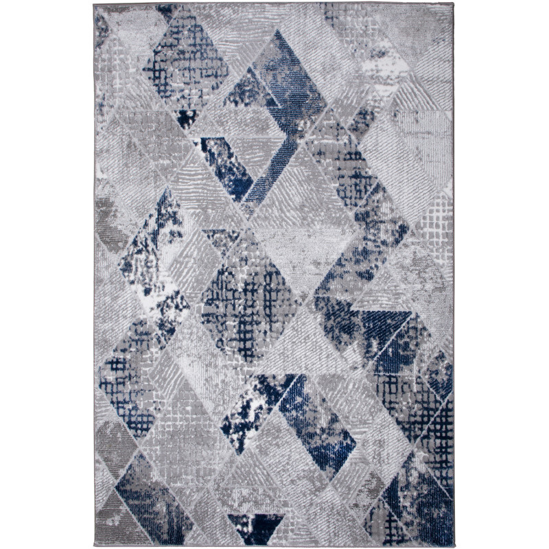 Dywan HOME 383 GREY/NAVY 80x150cm