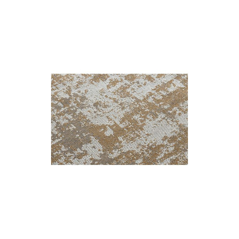 Dywan CASA Ekologiczny, EKO SIZAL Boho przecierany, vintage 2809 krem / żółty, z bawełny recyklingowanej 192x290cm