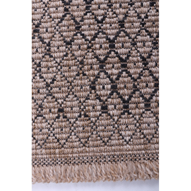 Dywan Indiana 08625A JUTE / BLACK 160x225cm