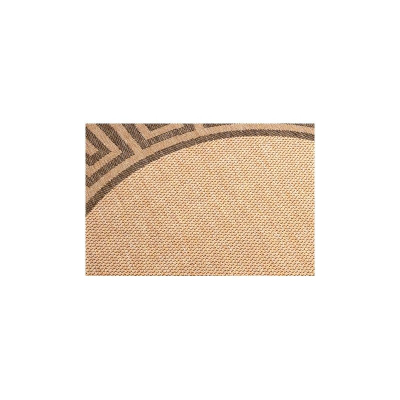 DYWAN SZNURKOWY SIZAL FLOORLUX KOŁO 20014 Grecki mais / coffeee koło 200cm