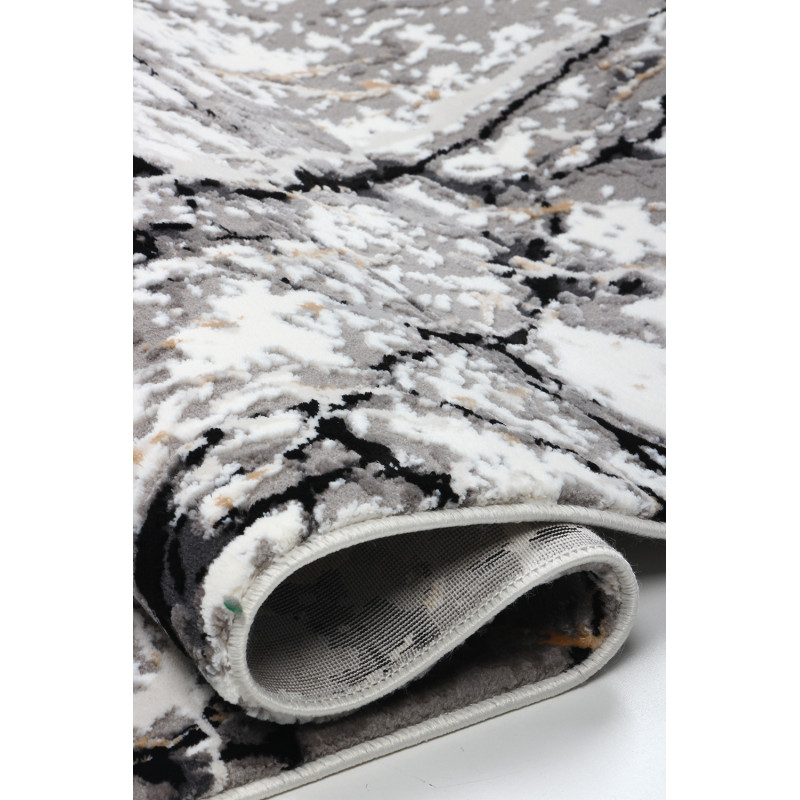 Dywan Tender 25226A BLACK/L.GREY VELVET 129x190cm