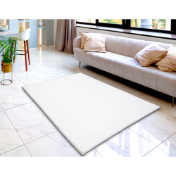 Dywan LINDO biały do prania, antypoślizgowy, Shaggy 200x290cm