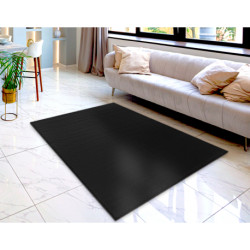 Dywan LINDO czarny do prania, antypoślizgowy, Shaggy 160x220cm Dywan LINDO czarny do prania, antypoślizgowy, Shaggy 160x220cm